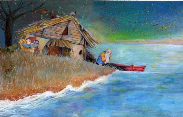 Берег моря из сказки