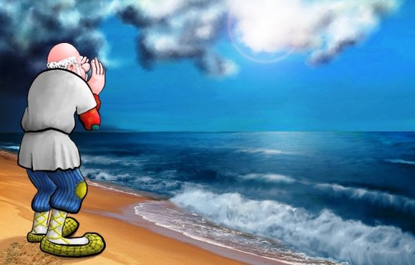 Сказка о золотой рыбке море