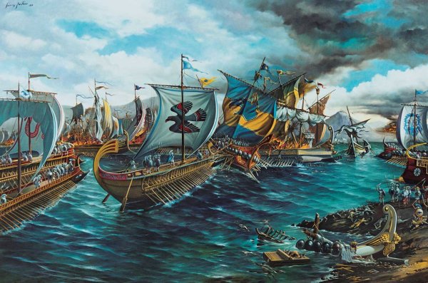 Саламинское Морское сражение 480 г. до н.э.