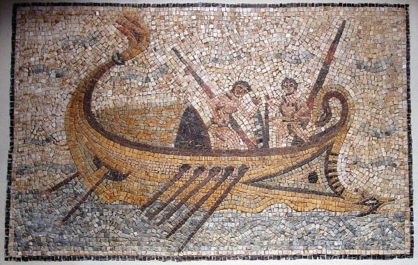 Античная мозаика древней Греции