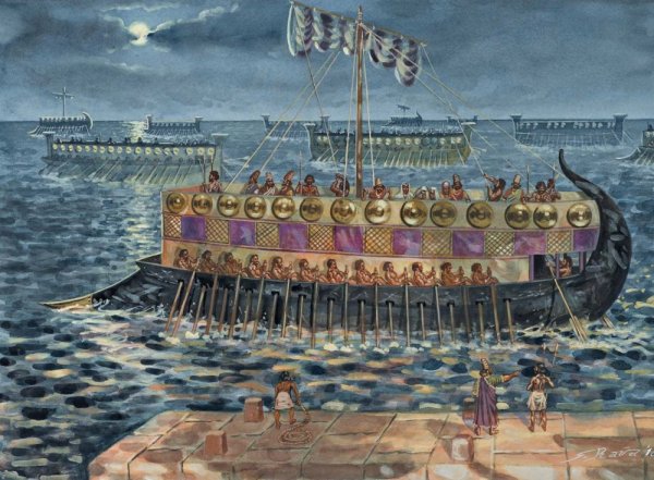 Римский флот против Карфагена