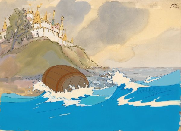 Бочка в море сказка о царе Салтане