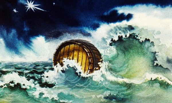 Бочка в море сказка о царе Салтане