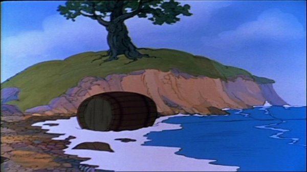 Бочка по морю плывет