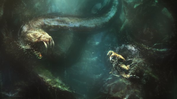 Беовульф морские чудовища