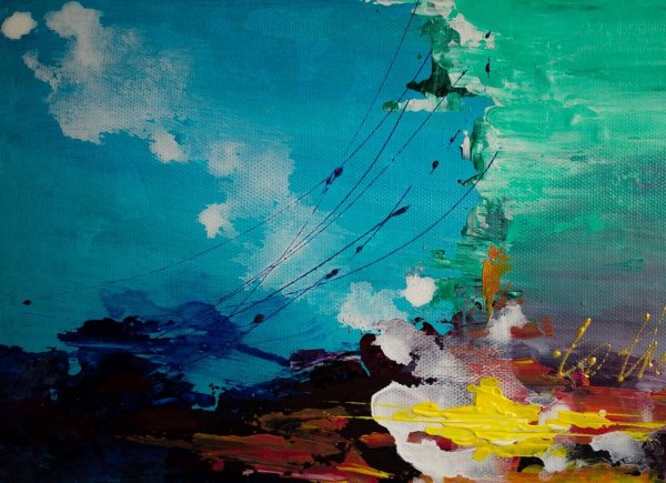 Абстракционизм море