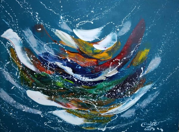 Море абстракция