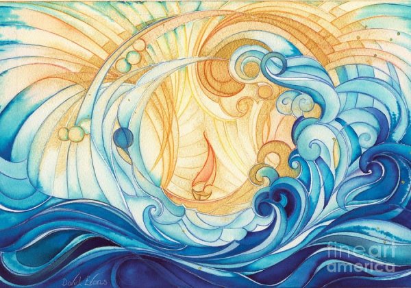 Стилизованные волны