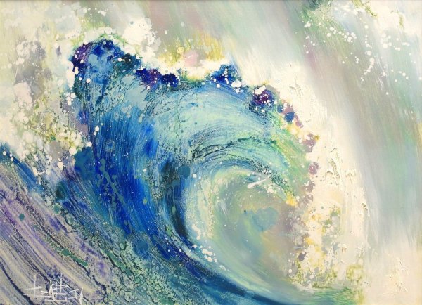 Абстрактная живопись море