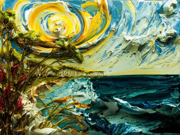 Маринистический пейзаж в кубизме