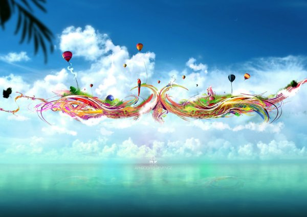 Море в пастельных тонах