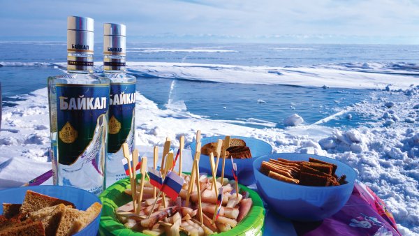 Пикники зима Байкал