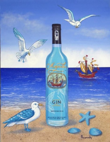 Водка с морской тематикой