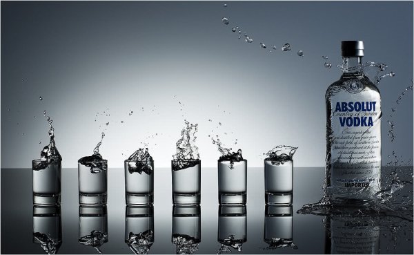 Фон для рекламы водки