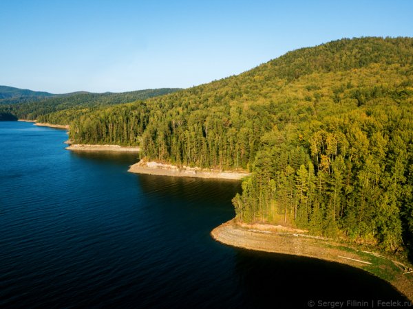 Енисей Красноярское водохранилище