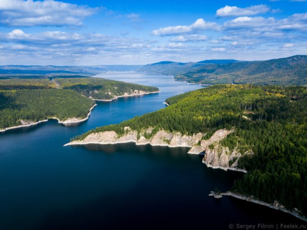 Залив варча Красноярское водохранилище
