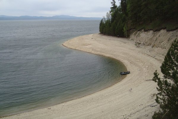 Красноярское водохранилище Краснотуранск