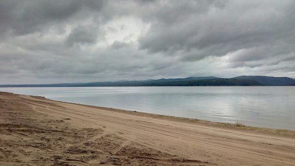 Красноярское водохранилище Дивногорск