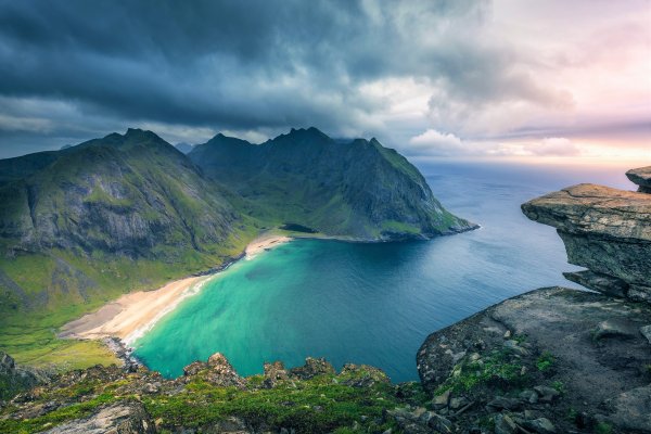 Лофотенские острова бухта