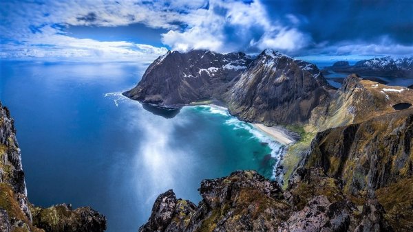 Лофотенские острова реки водопады