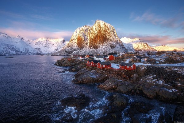 Лофотенские острова Норвегия обои