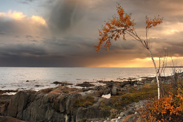 Осень на море