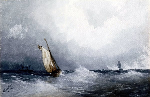 Айвазовский черное море 1881
