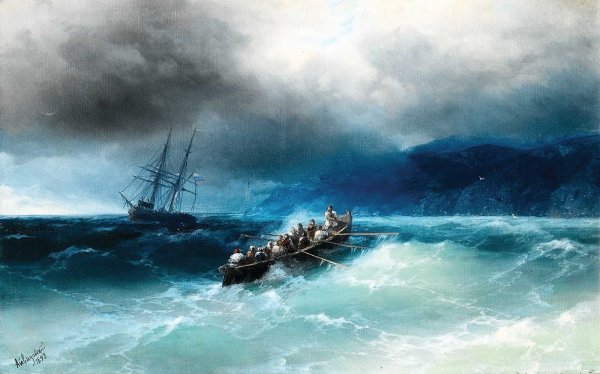 Айвазовский черное море 1881