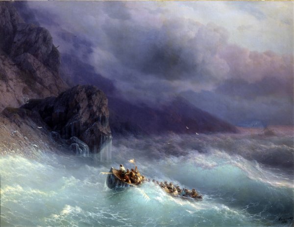 Айвазовский черное море 1881