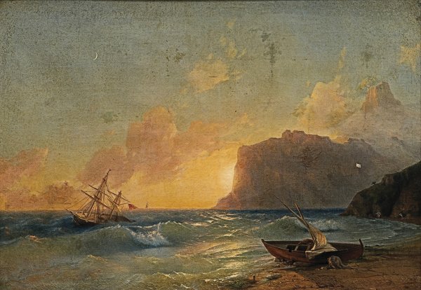 Ночь на черном море Айвазовский