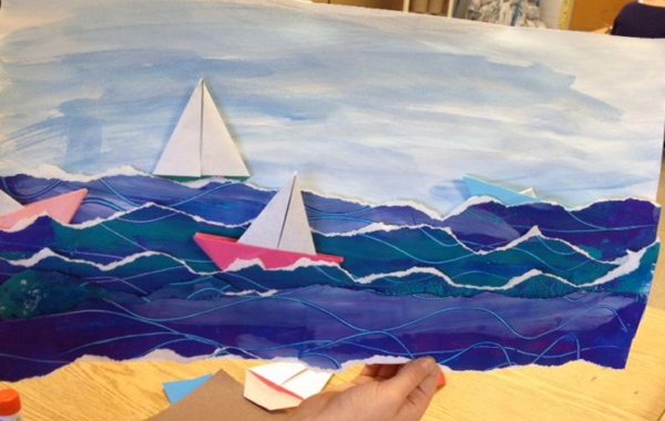 Аппликация море