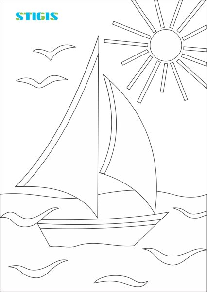 Океан мультяшный