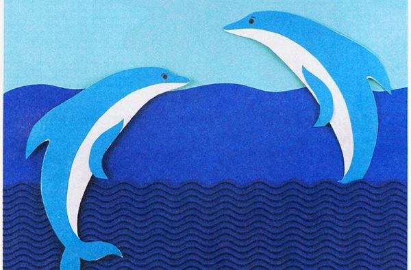 Фигуры морских обитателей для аппликации