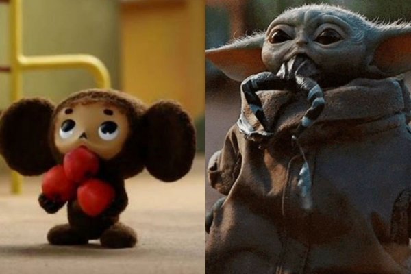 Чебурашка с пивом