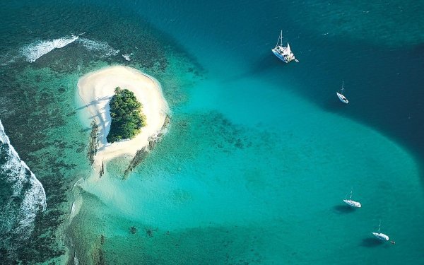 Остров Грин Айленд вид сверху