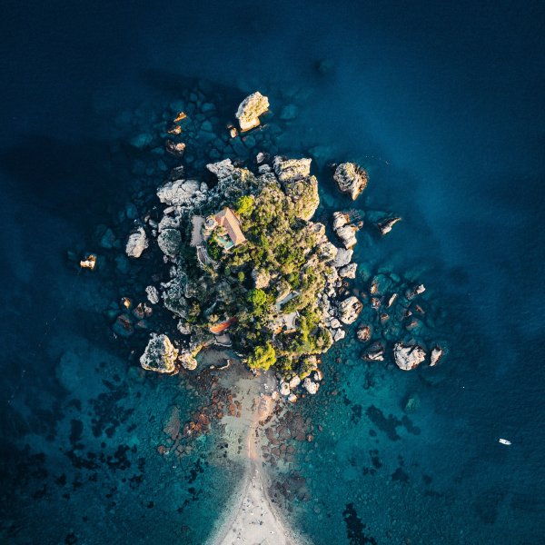 Остров Грин Айленд вид сверху