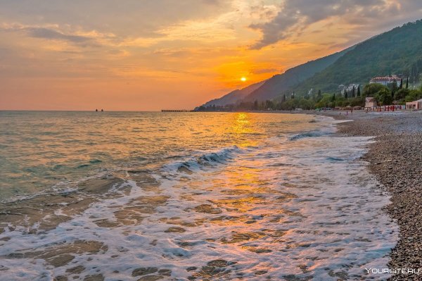 Новый Афон Абхазия море