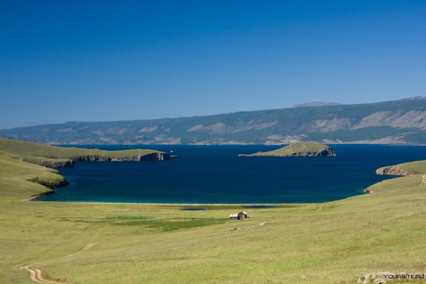 Остров Ольхон с высоты птичьего полета