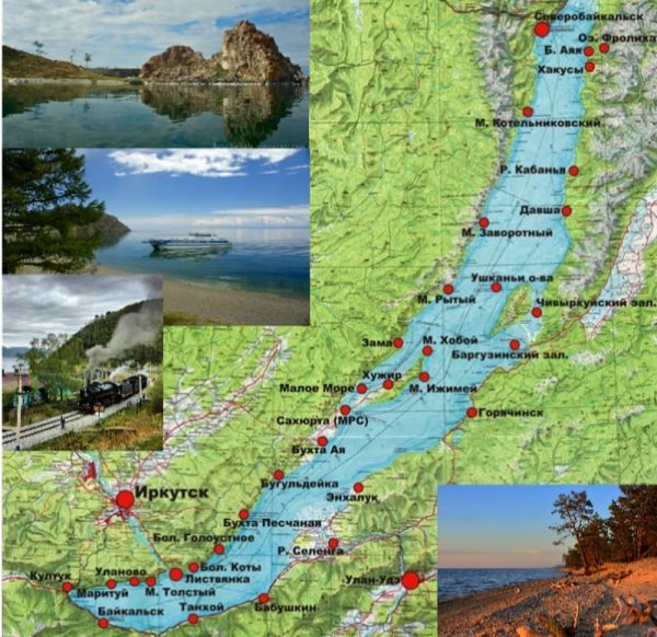 Малое море Байкал зимой