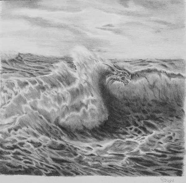 Океан карандашом