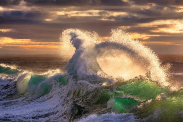 Штормовое море фото