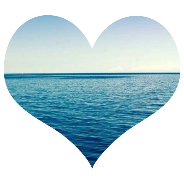 Сердечко на пляже