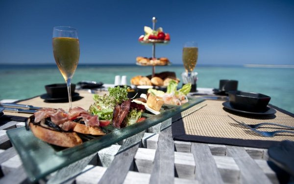 Завтрак на Мальдивах