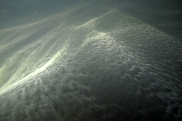 Геологический разрез с наклонным залеганием слоев