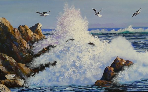 Игорь Сахаров море волна морской Прибой