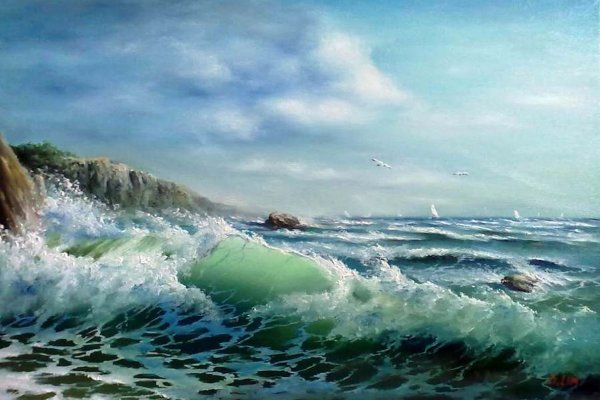 Маринист Георгий Дмитриев