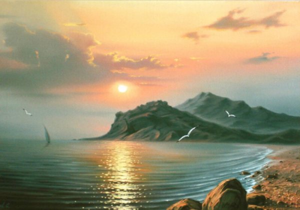 Человек в океане