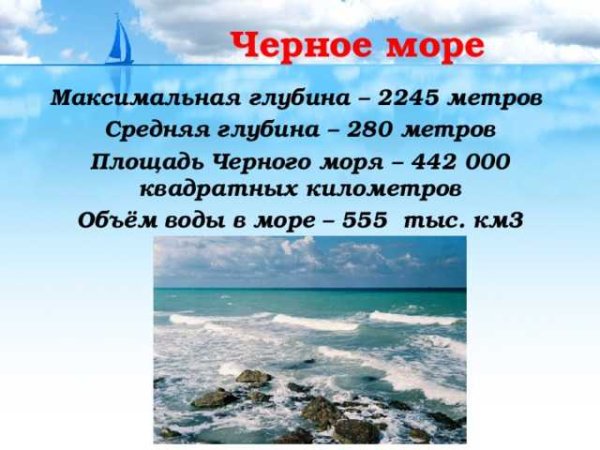 Черное мореинформацыя