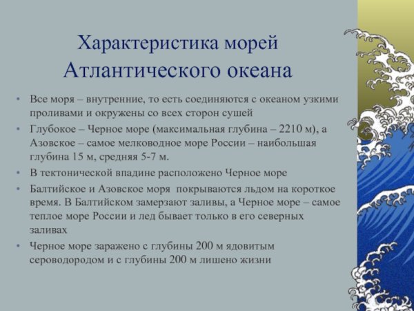 Морская волна у берега