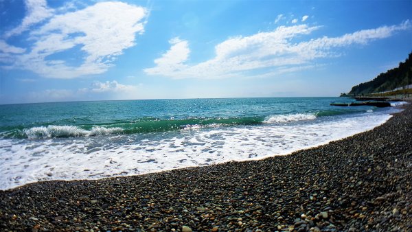 Морской берег Лазаревское